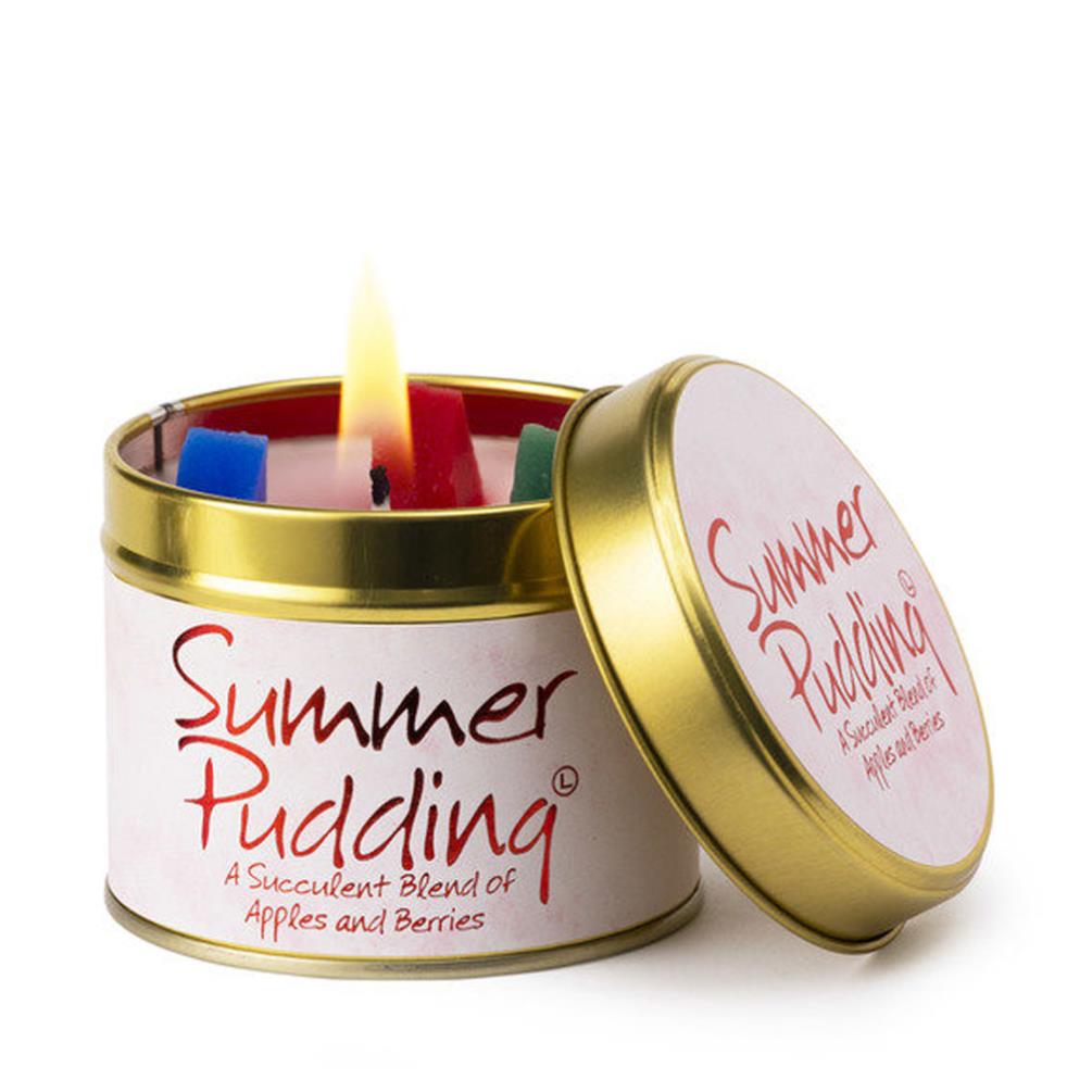 Lily-Flame Summer Pudding Tin Candle £9.89